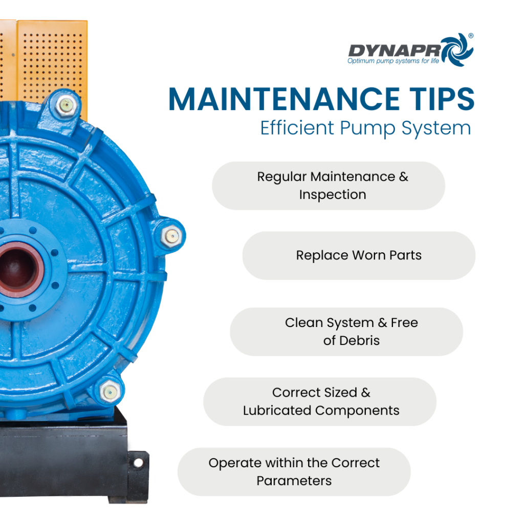 Pumping equipment maintenance